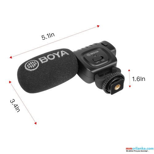 BOYA BY-BM3011 COMPACT SHOTGUN MICROPHONE (6M)